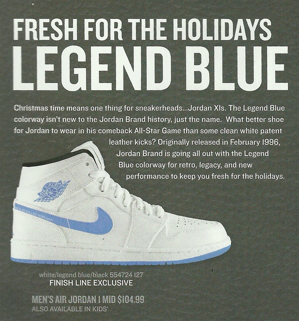 Air Jordan 1 Mid "Legend Blue" 554724127