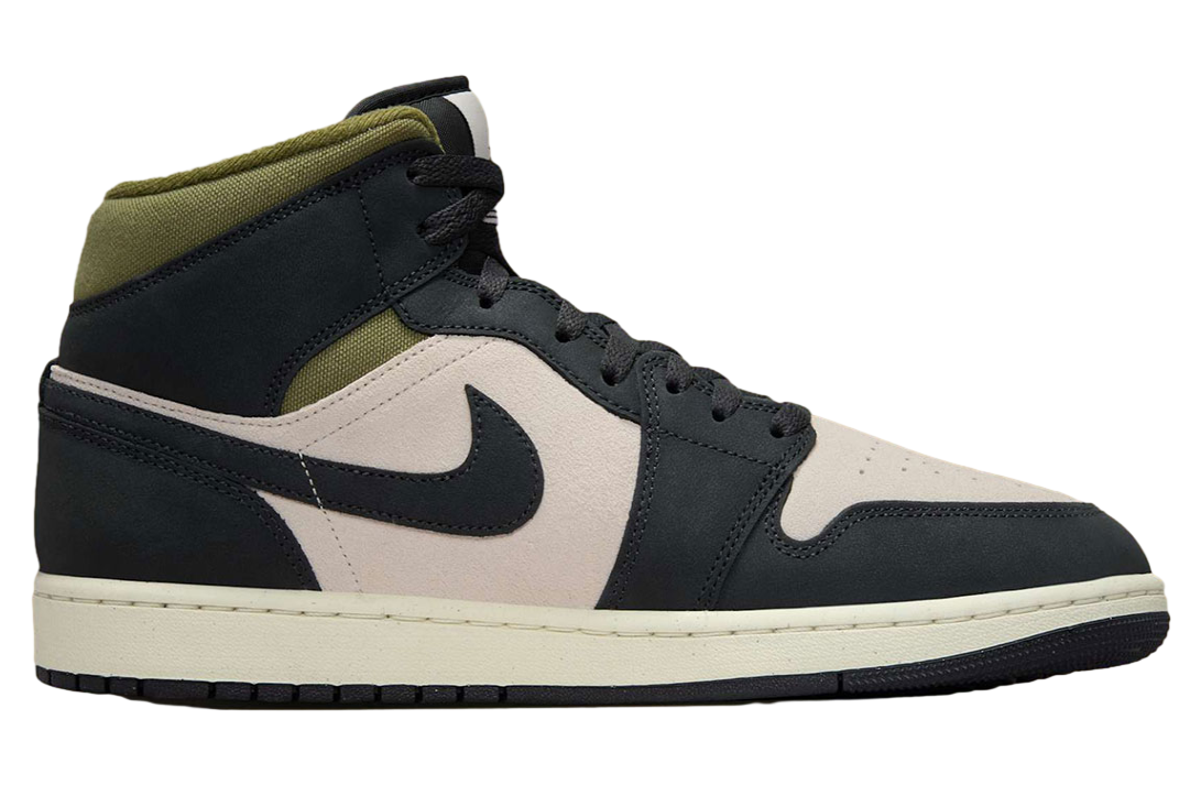 Air Jordan 1 Mid Light Orewood Brown / Off Noir