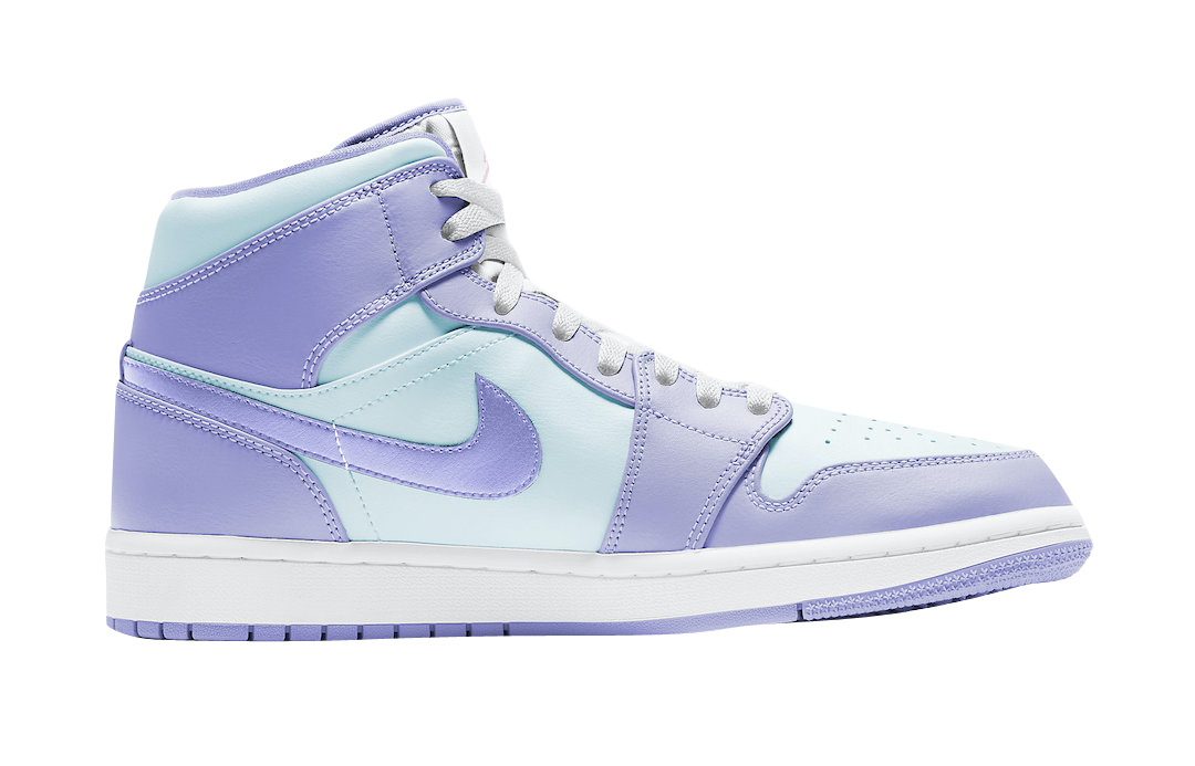 Nike Air Jordan 1 Mid- Purple Pulse/Arctic Punch