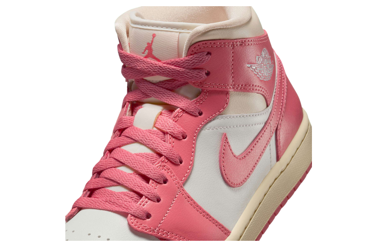 Air Jordan 1 Mid Sail Guava Ice Nov 2024 BQ6472 109 KicksOnFire