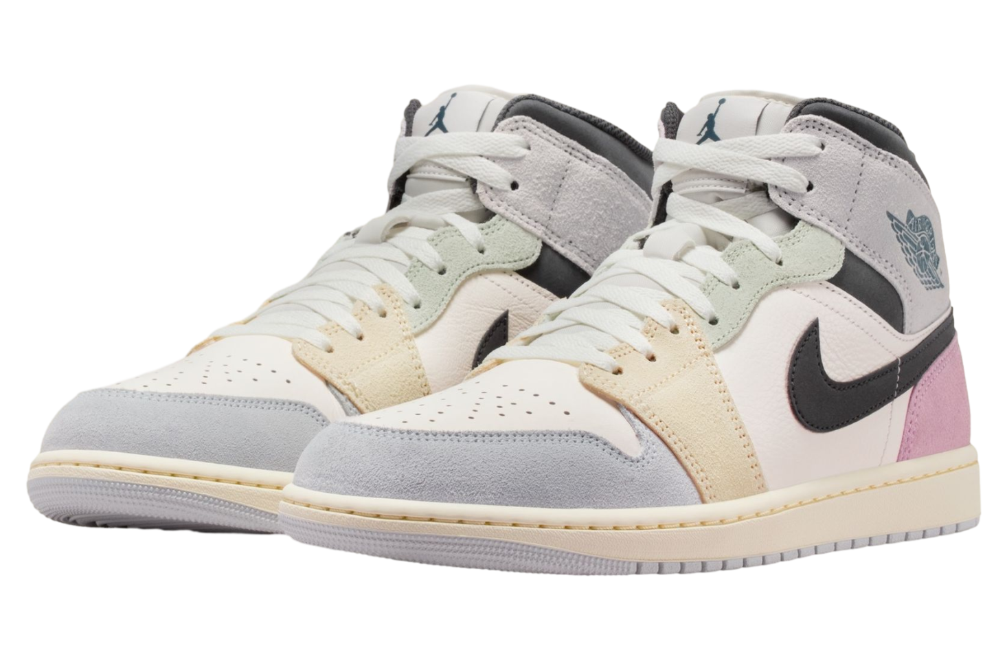 Air Jordan 1 Mid Sail / Iced Jade