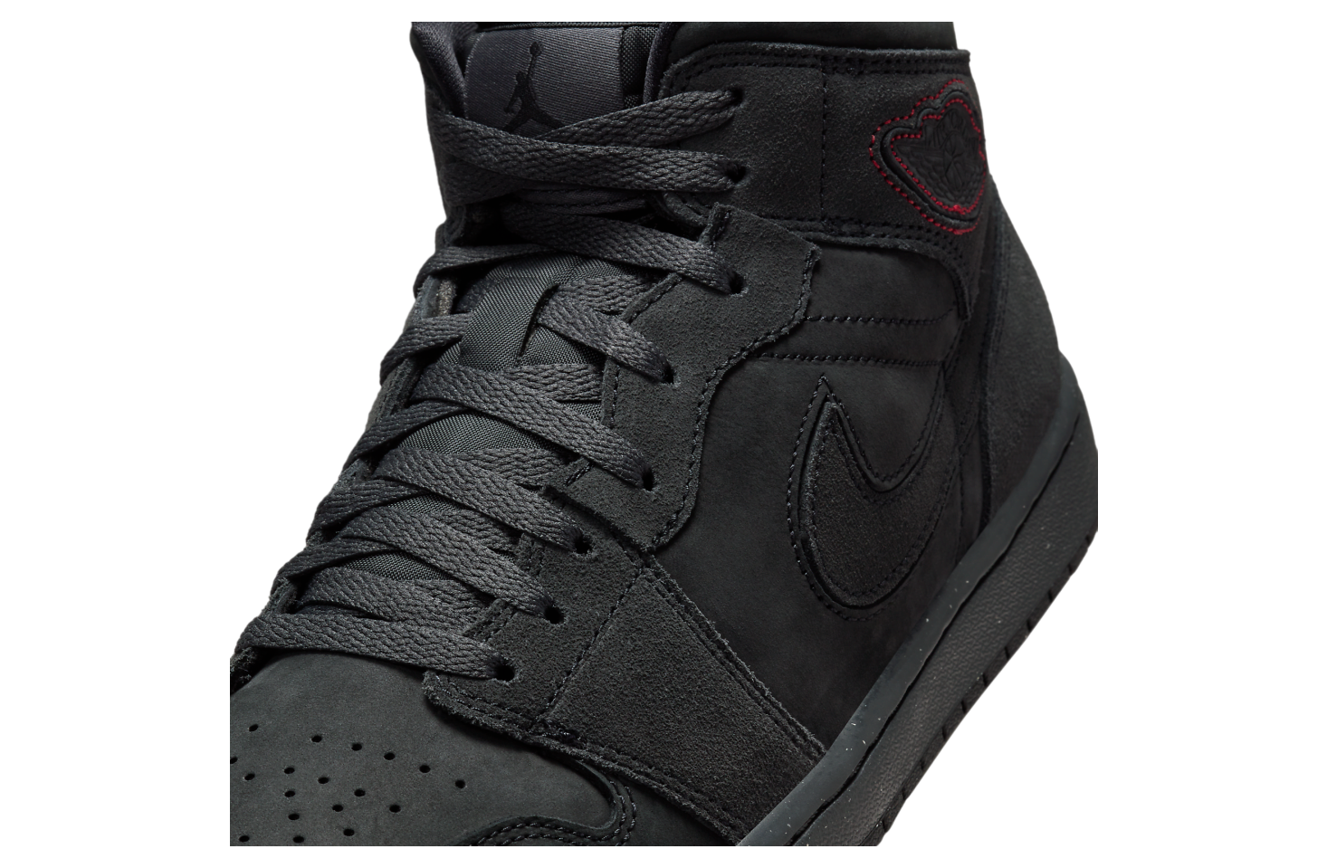 Air Jordan 1 Mid SE Craft Dark Smoke Grey / Varsity Red