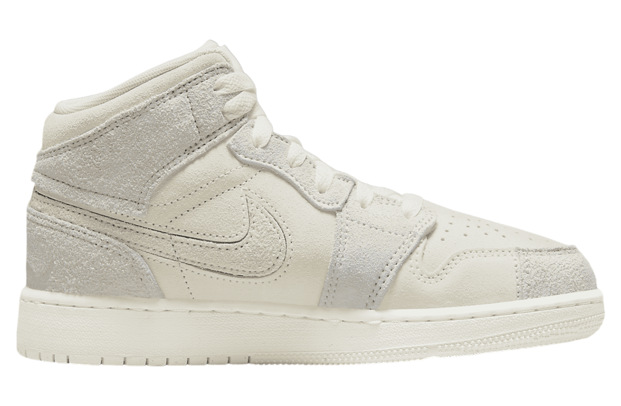 Air Jordan 1 Mid SE Craft GS Pale Ivory / Legend Light Brown