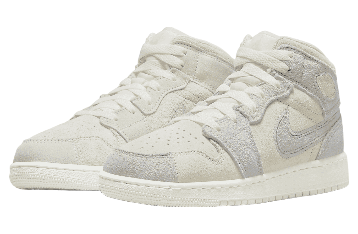 Air Jordan 1 Mid SE Craft GS Pale Ivory / Legend Light Brown