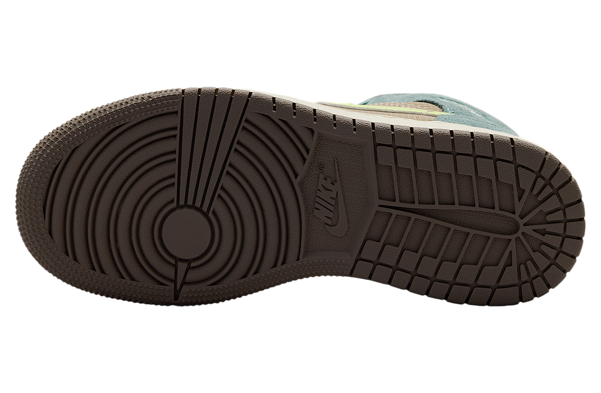 Air Jordan 1 Mid SE GS Khaki / Hasta