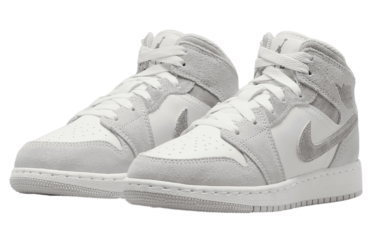 Air Jordan 1 Mid SE GS Neutral Grey / Sail