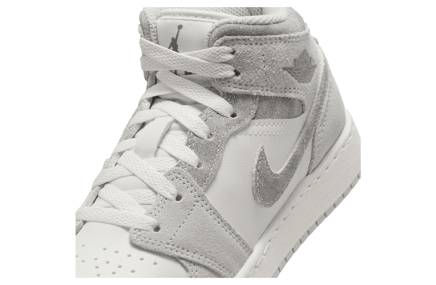 Air Jordan 1 Mid SE GS Neutral Grey / Sail