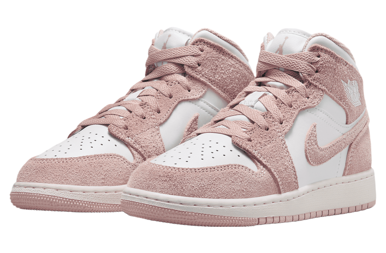 Air Jordan 1 Mid SE GS White / Legend Pink