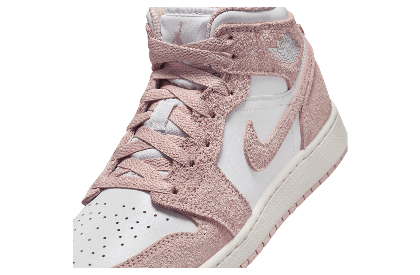 Air Jordan 1 Mid SE GS White / Legend Pink