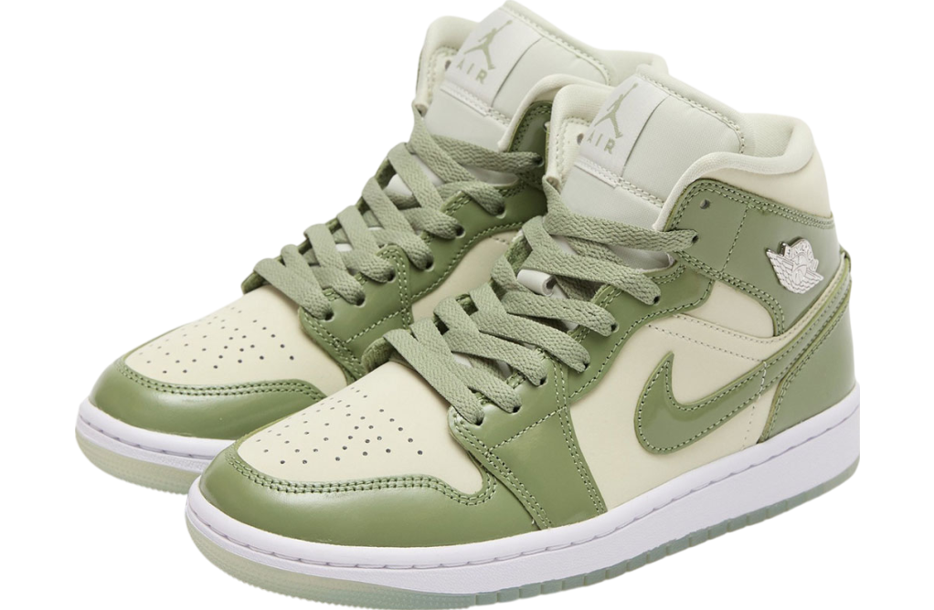 Air Jordan 1 Mid Sea Glass / Oil Green