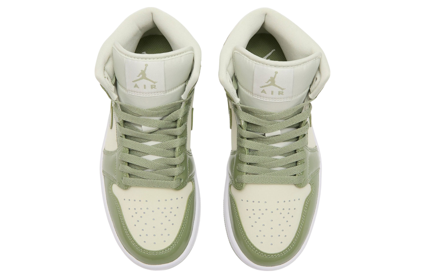 Air Jordan 1 Mid Sea Glass / Oil Green