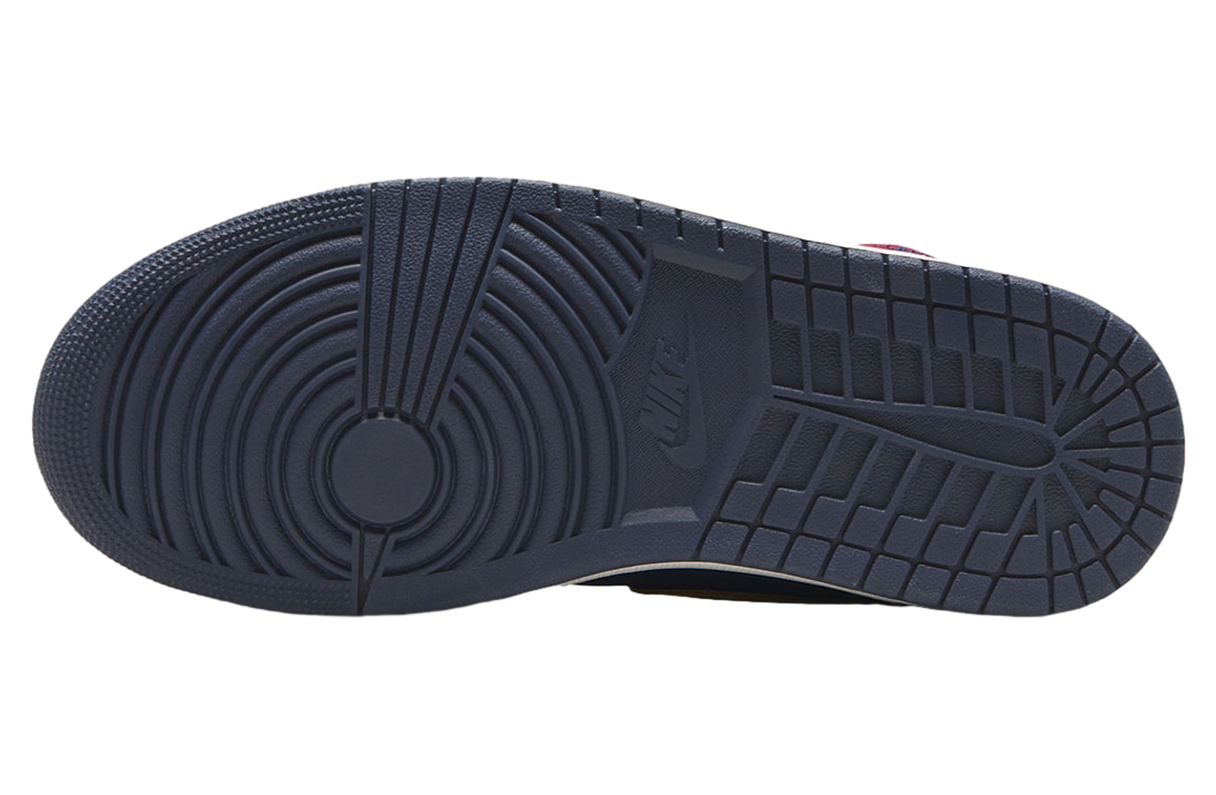 Air Jordan 1 Mid Team Red / Obsidian