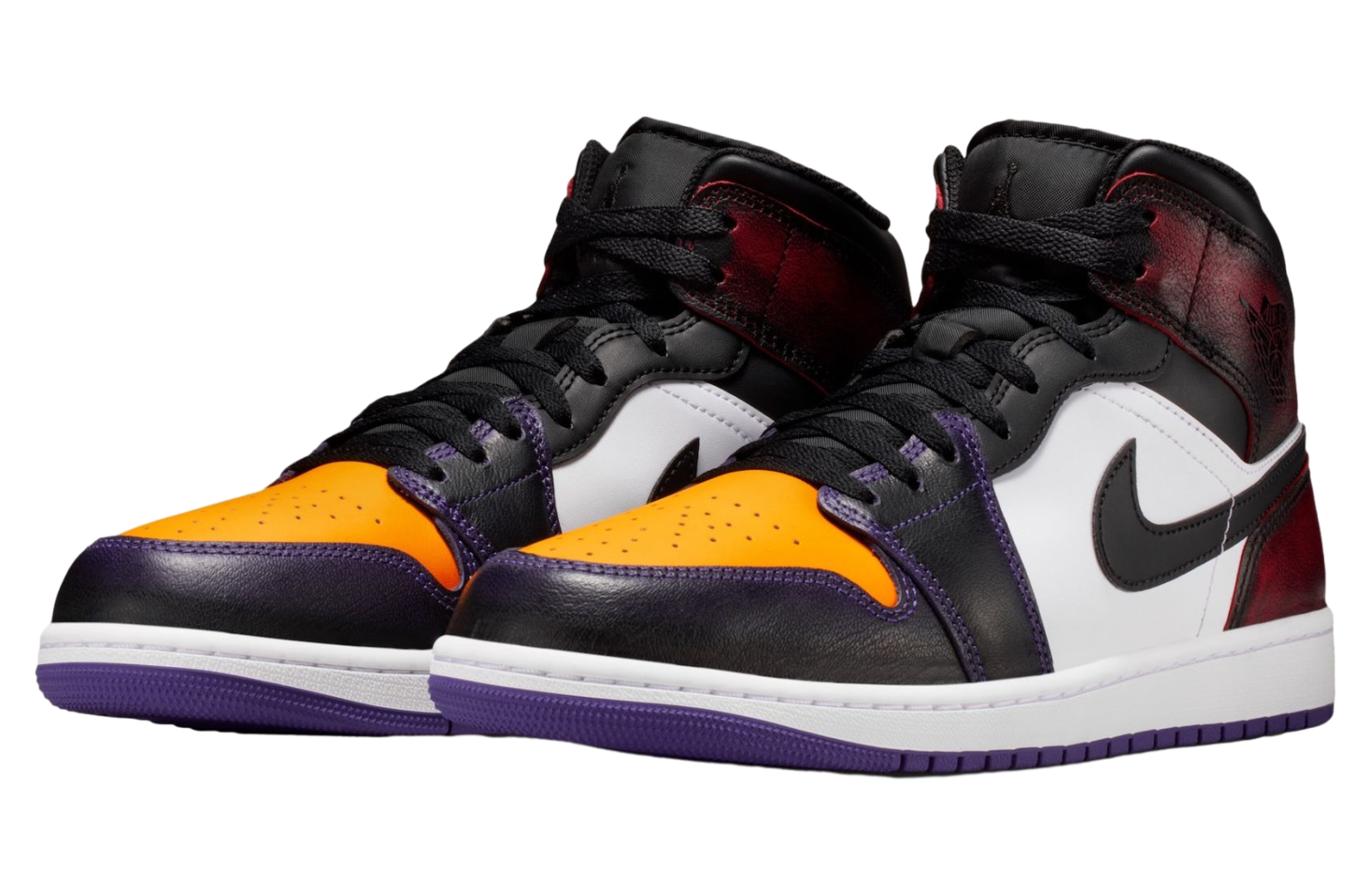 Air Jordan 1 Mid True Red / Court Purple