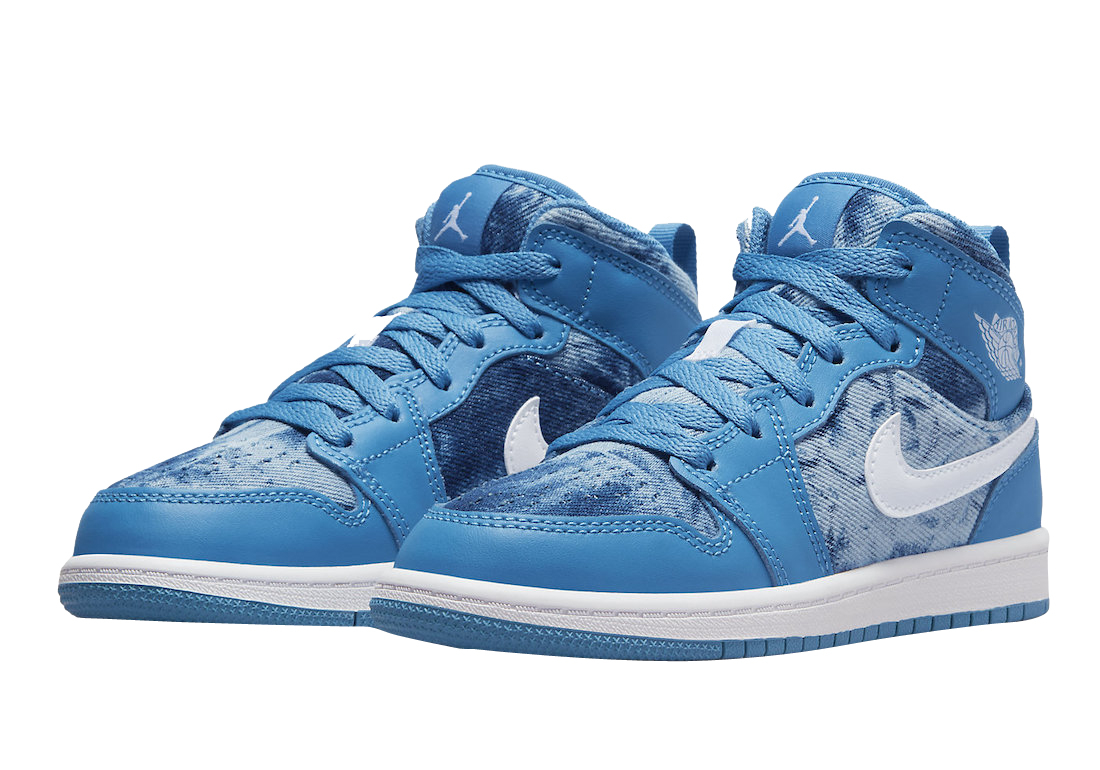 Air Jordan 1 Mid Washed Denim