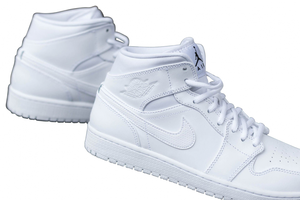 Air Jordan 1 Mid White Black