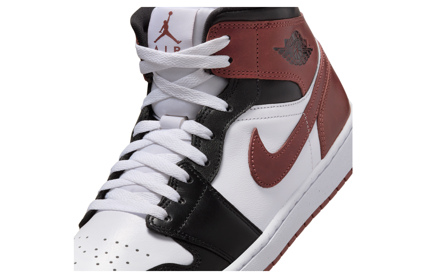 Air Jordan 1 Mid White / Dark Pony