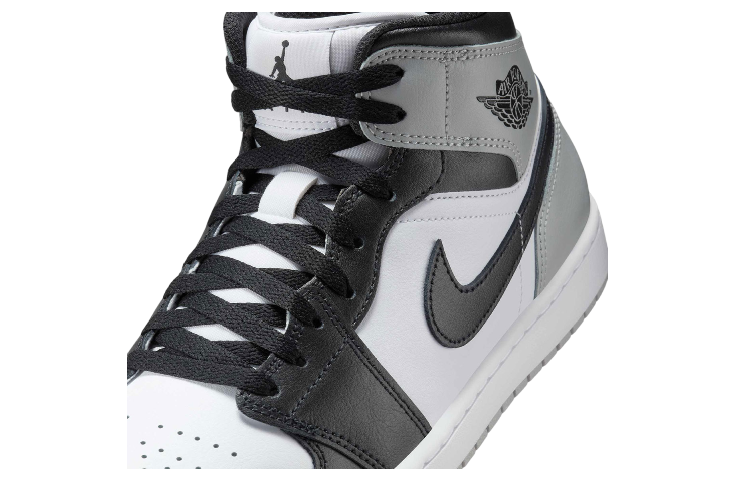 “・100”Jordan 1 Mid Light Smoke グレー26 Nike Air Jordan 1 Mid 