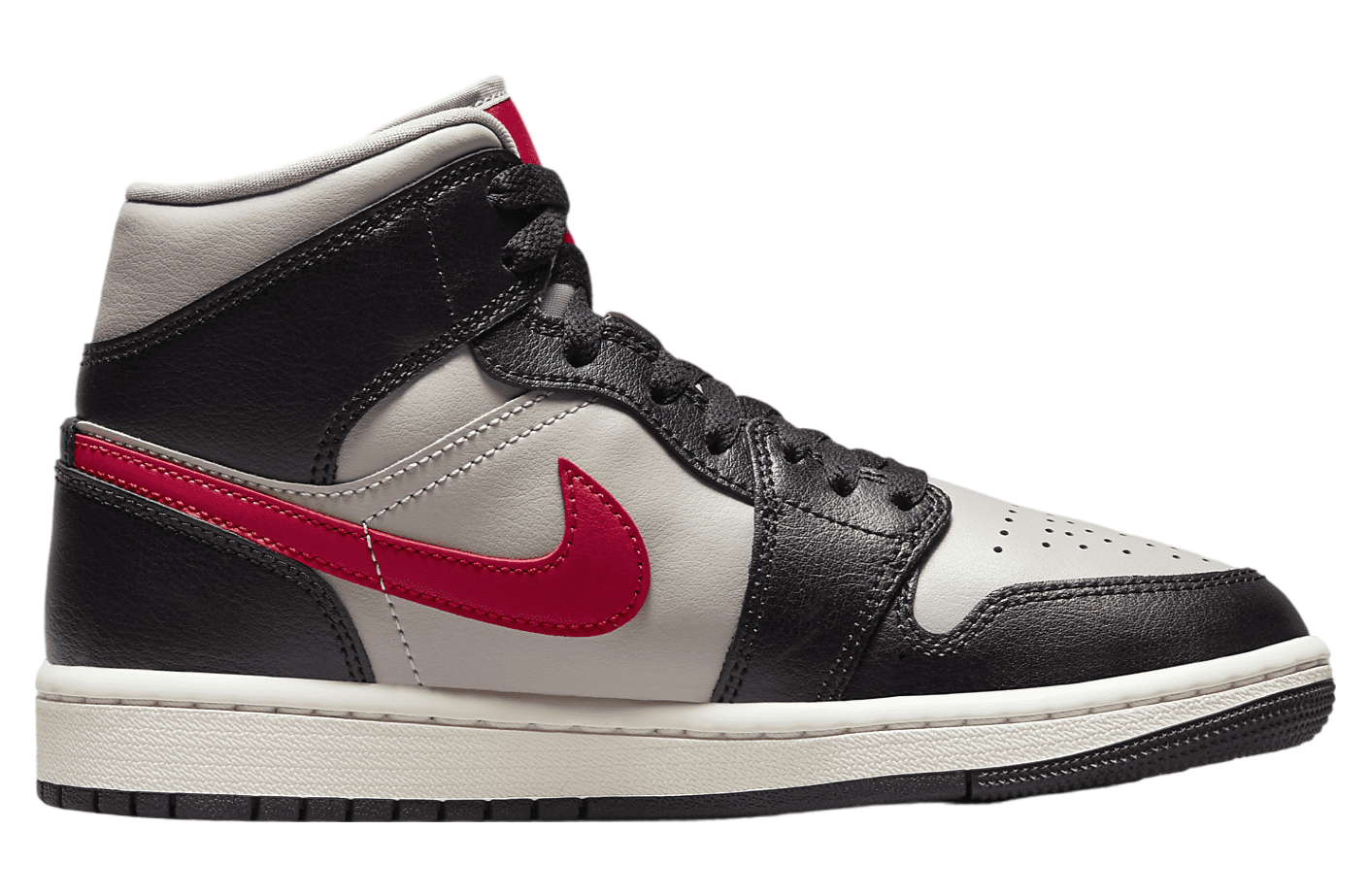 Air Jordan 1 Mid WMNS Black / College Grey / Gym Red