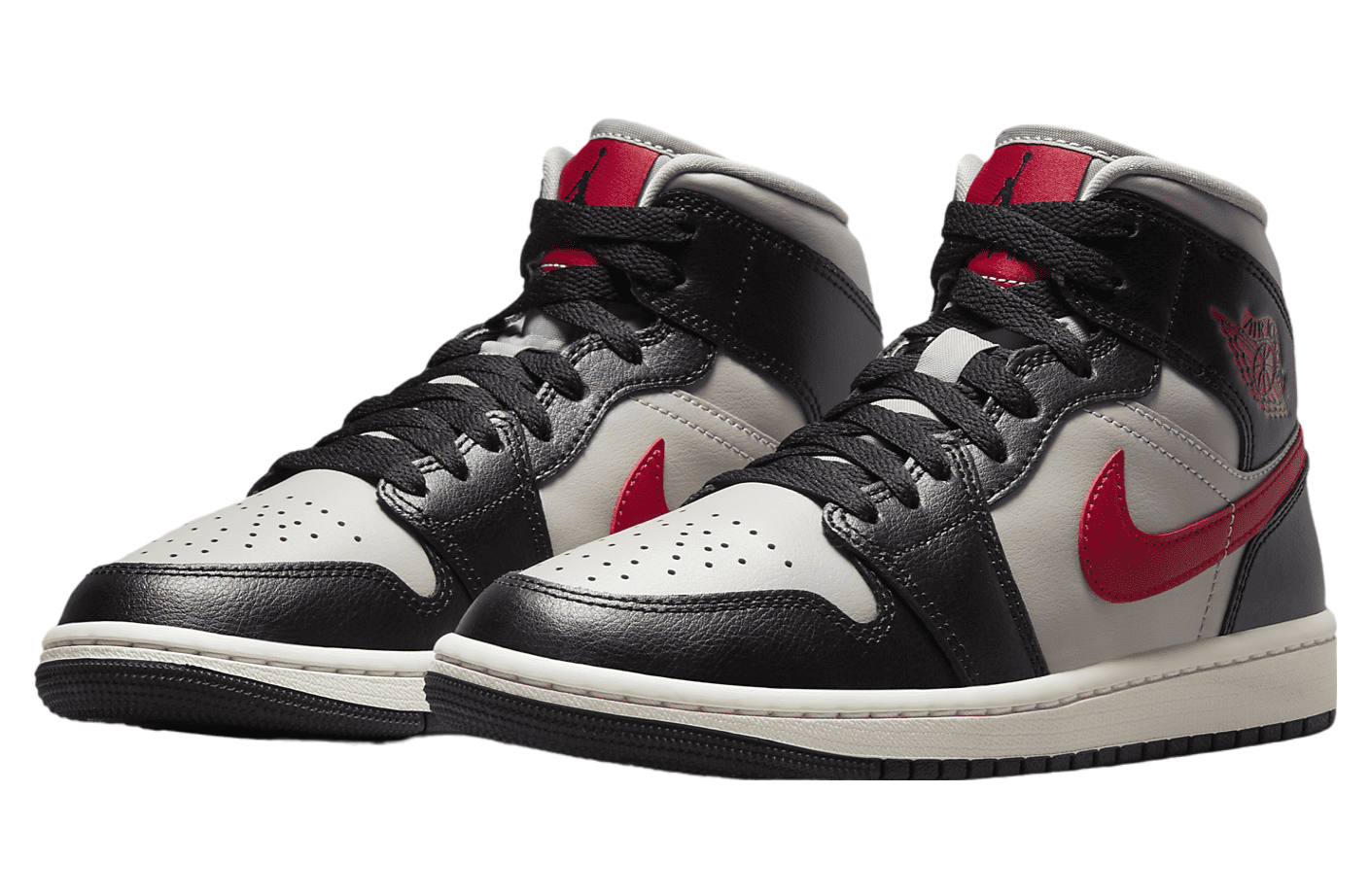 Air Jordan 1 Mid WMNS Black / College Grey / Gym Red