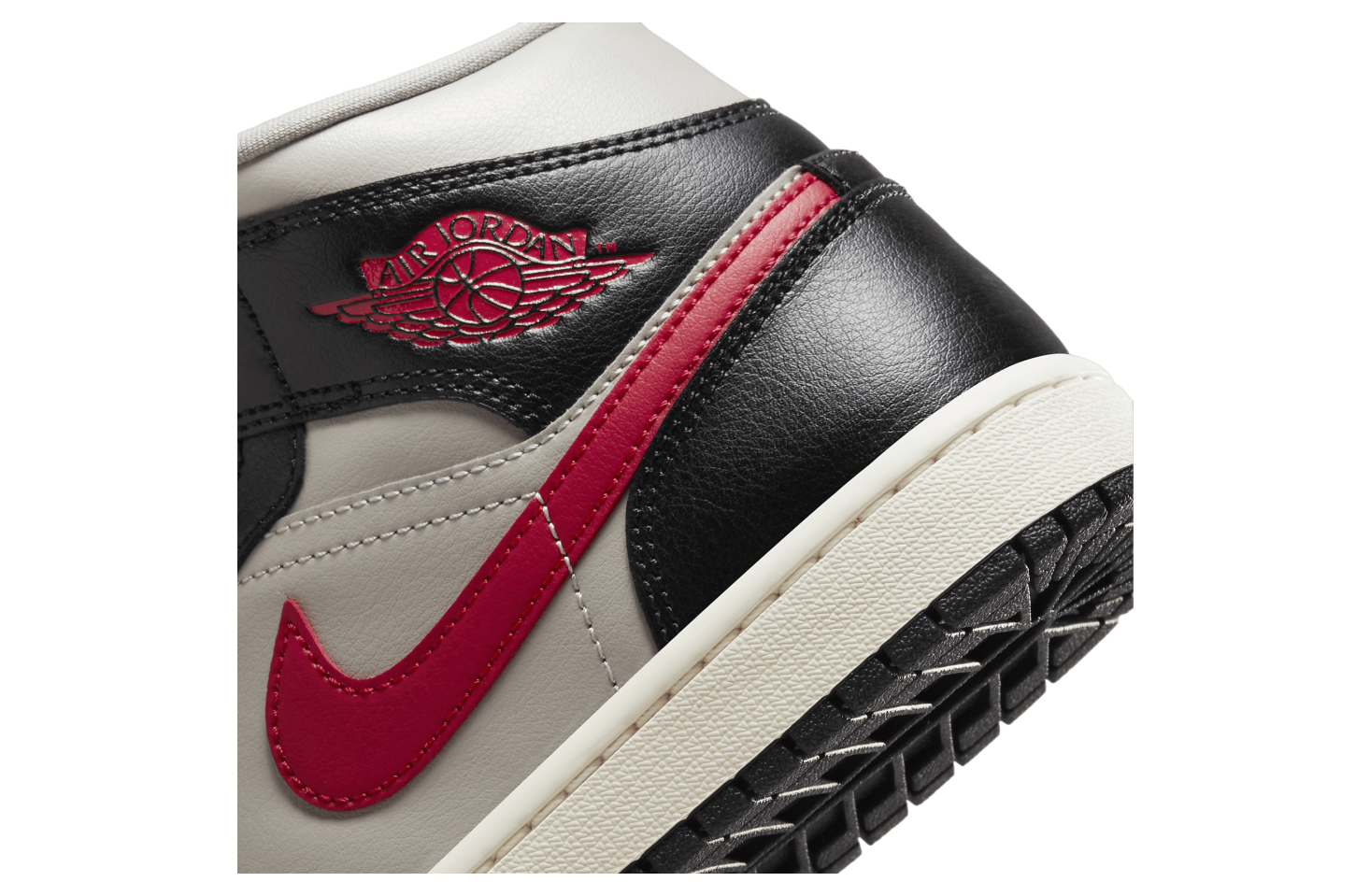 Air Jordan 1 Mid WMNS Black / College Grey / Gym Red