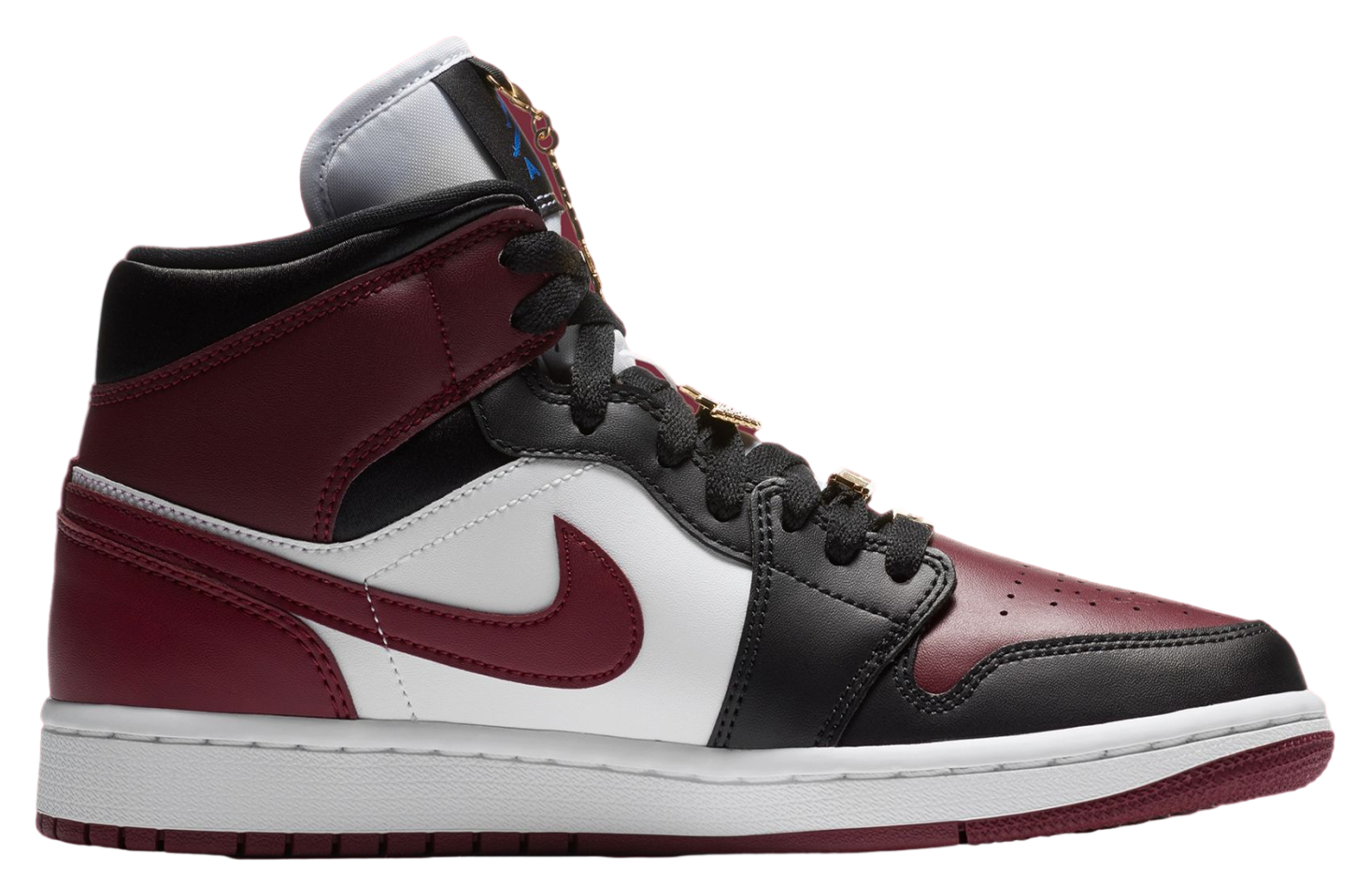 Air Jordan 1 Mid WMNS Black / Dark Beetroot