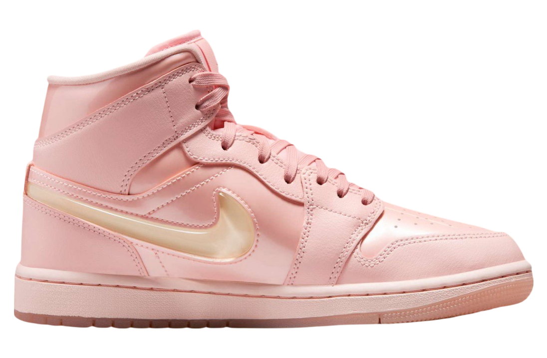 Air Jordan 1 Mid WMNS Pink Patent