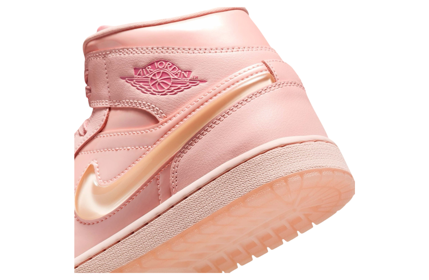 Air Jordan 1 Mid WMNS Pink Patent