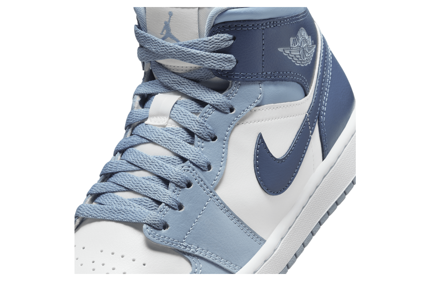 Air Jordan 1 Mid WMNS Sail / Blue Grey / Diffused Blue