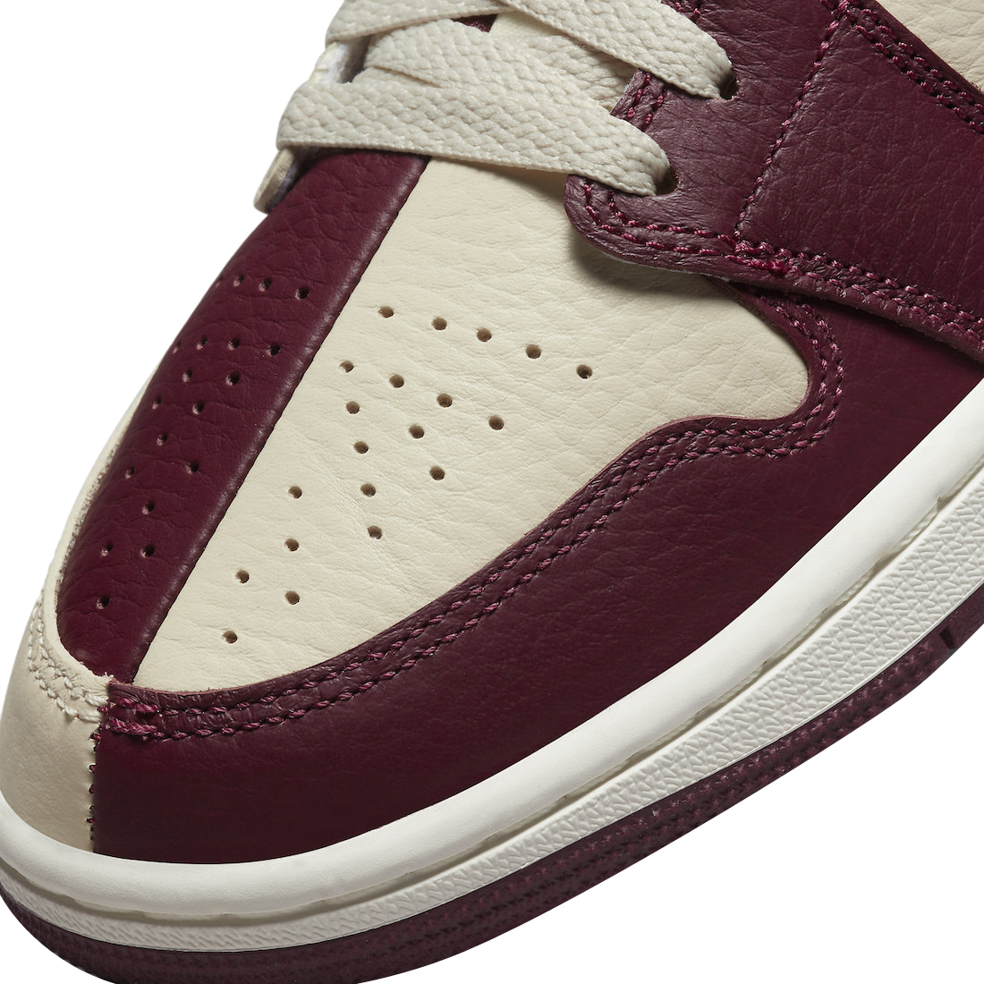 Air Jordan 1 Mid WMNS Split Beach Cherrywood