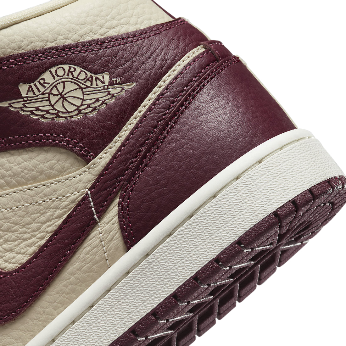 Air Jordan 1 Mid WMNS Split Beach Cherrywood