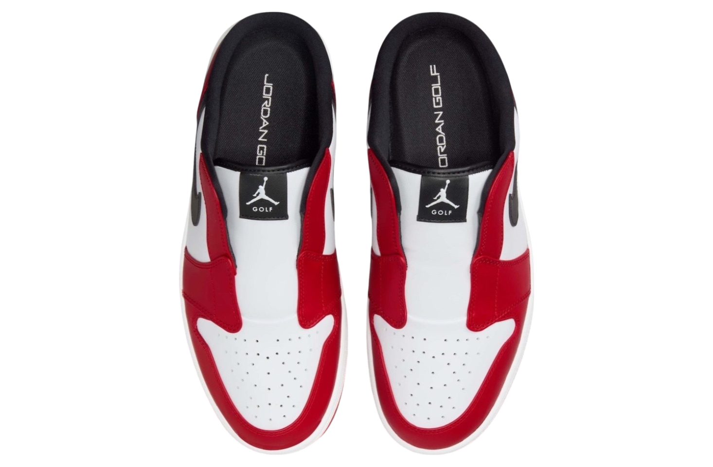 Air Jordan 1 Mule Golf Chicago White   Varsity Red - Jan 2025 - Fj1214 