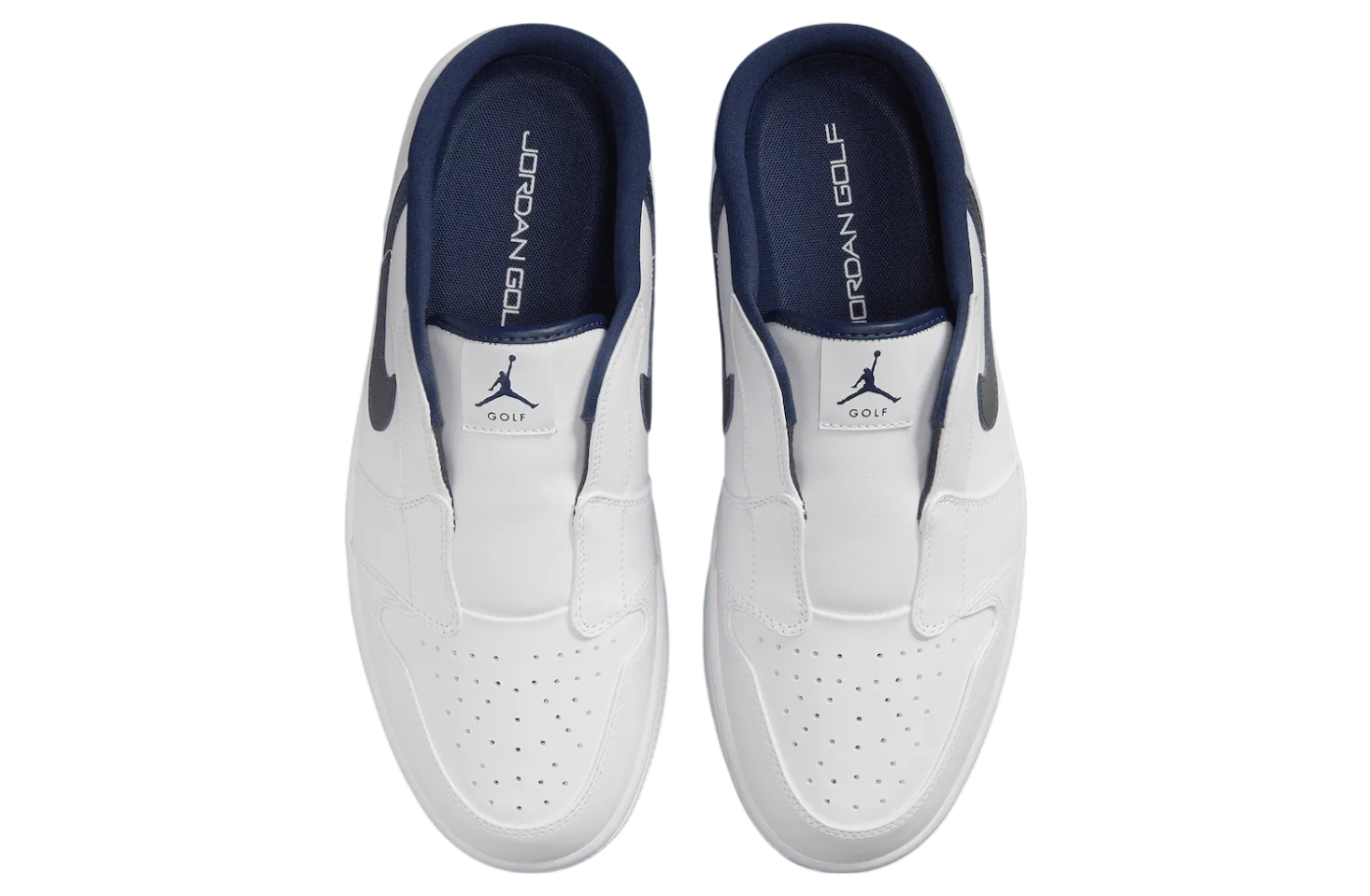 Air Jordan 1 Mule Golf White / Midnight Navy - Jun 2025