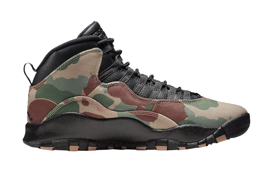 Air Jordan 10 Desert Camo - Sep 2019 - 310805-200