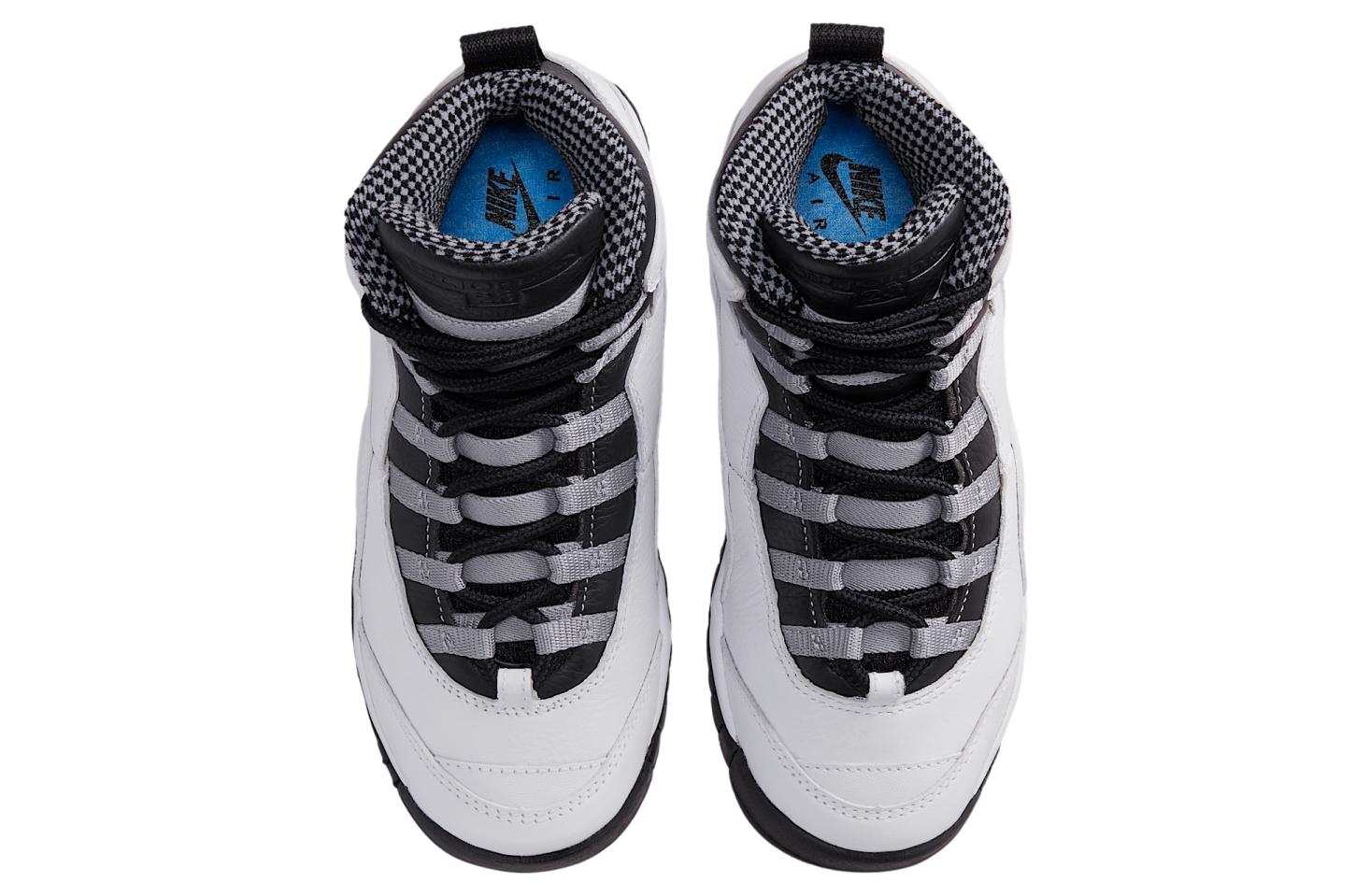 Air Jordan 10 Gs White / Light Steel Grey