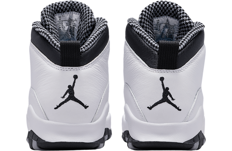 Air Jordan 10 Gs White / Light Steel Grey