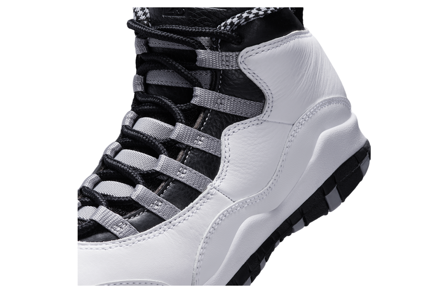 Air Jordan 10 Gs White / Light Steel Grey