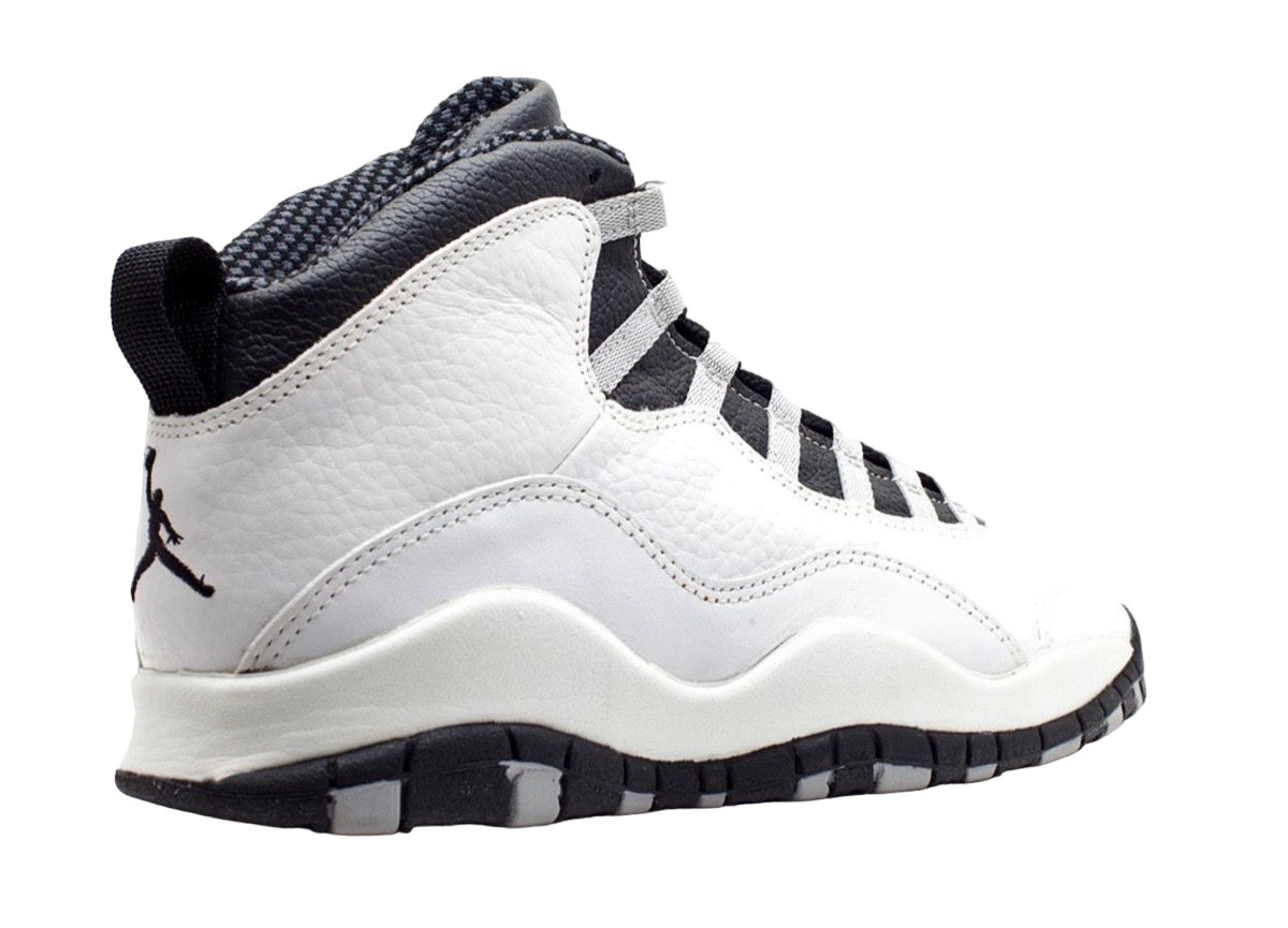 Grey jordan 10s best sale