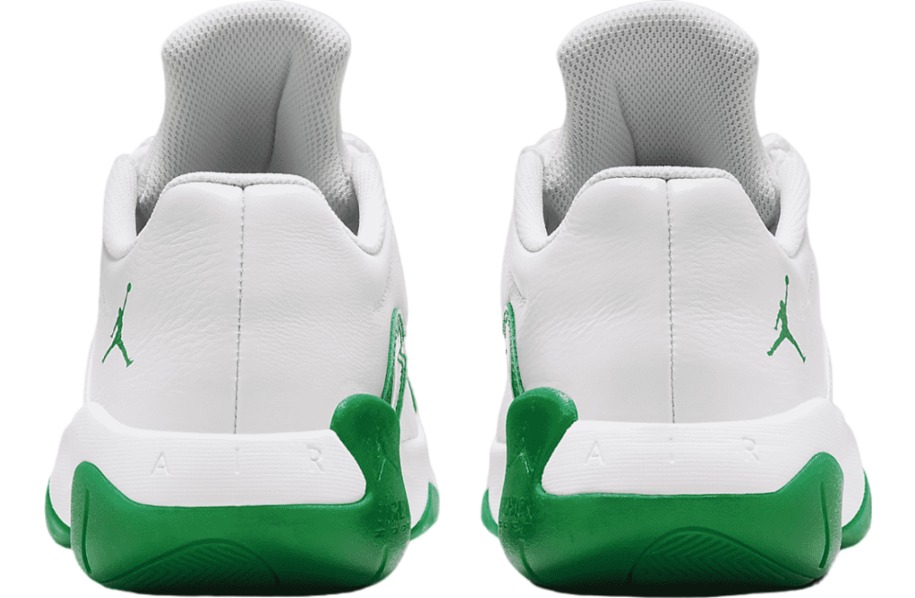 Jordan 11 white and green on sale