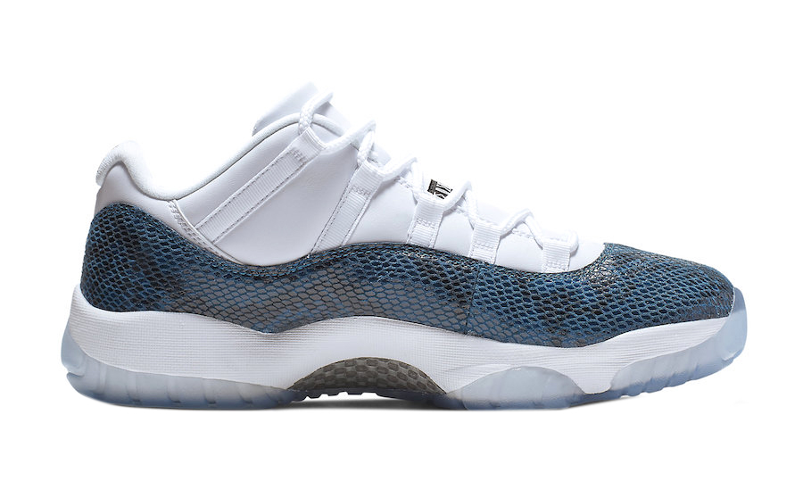 Air Jordan 11 Low Blue Snakeskin