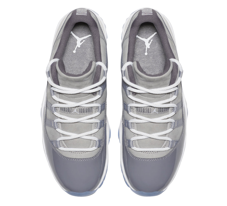 Air Jordan 11 Low Cool Grey - Apr 2018 - 528895-003