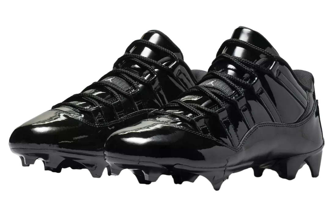 Air Jordan 11 Low TD Cleat Black Patent