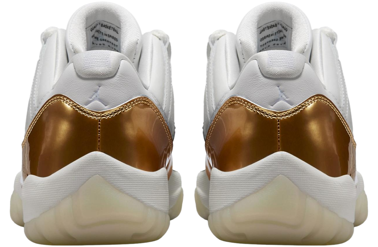 AIR JORDAN 11 RETRO LOW 10 ホワイト/ゴールド Air Jordan 11 Retro Low 'White & Metallic Gold' Release Date
