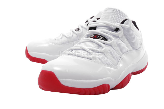 Air Jordan 11 Low White Varsity Red 528895101