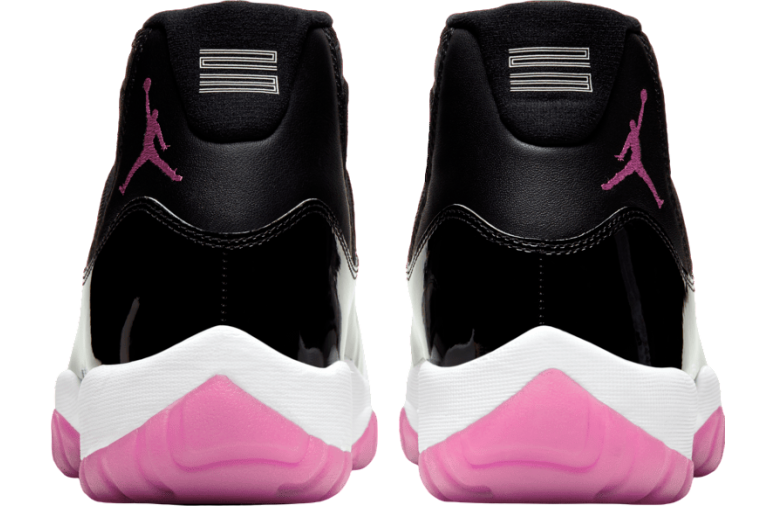 black and pink 11s