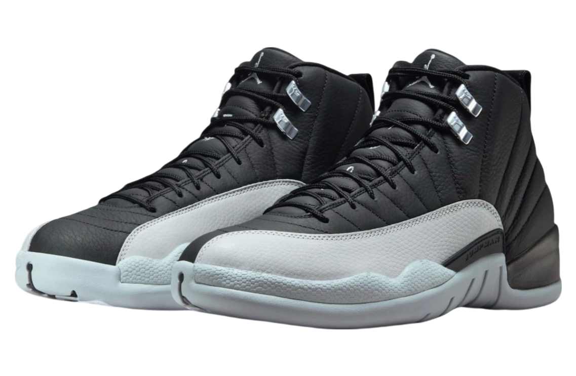 Air Jordan 12 Barons Black Wolf Grey