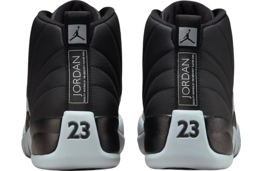 Air Jordan 12 Barons Black Wolf Grey