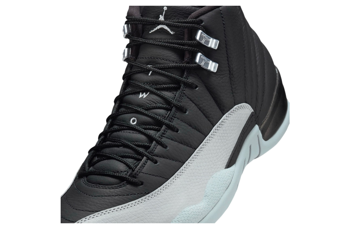 Air Jordan 12 Barons Black Wolf Grey