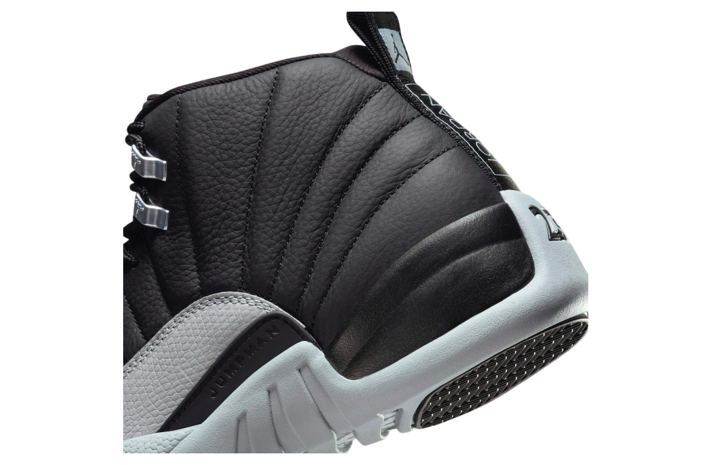 Air Jordan 12 Barons Black Wolf Grey