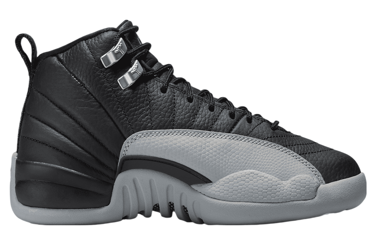 Air Jordan 12 GS Barons Black / Wolf Grey