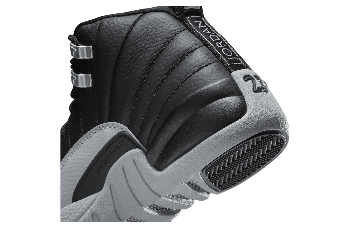 Air Jordan 12 GS Barons Black / Wolf Grey